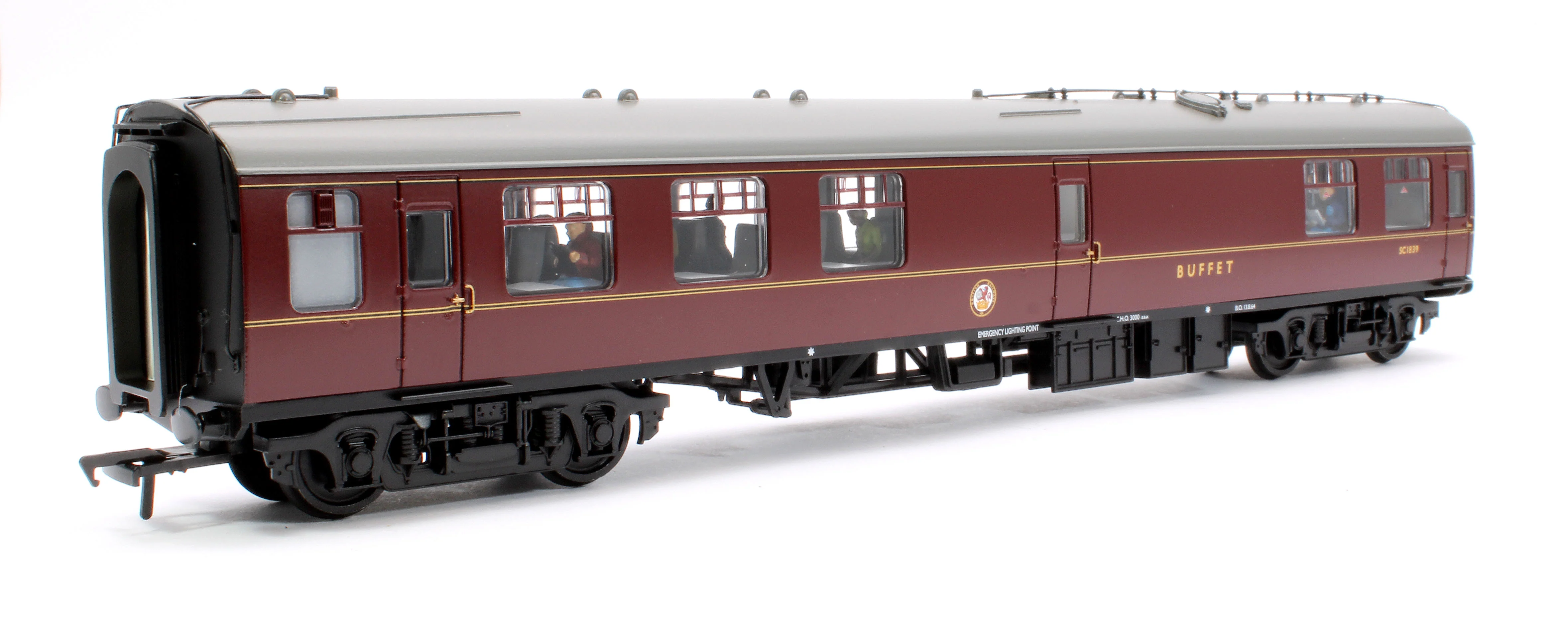 39-261CPF BR Mk1 RMB Restaurant Miniature Buffet BR Maroon SC1839 - Fitted Passengers - Image 3