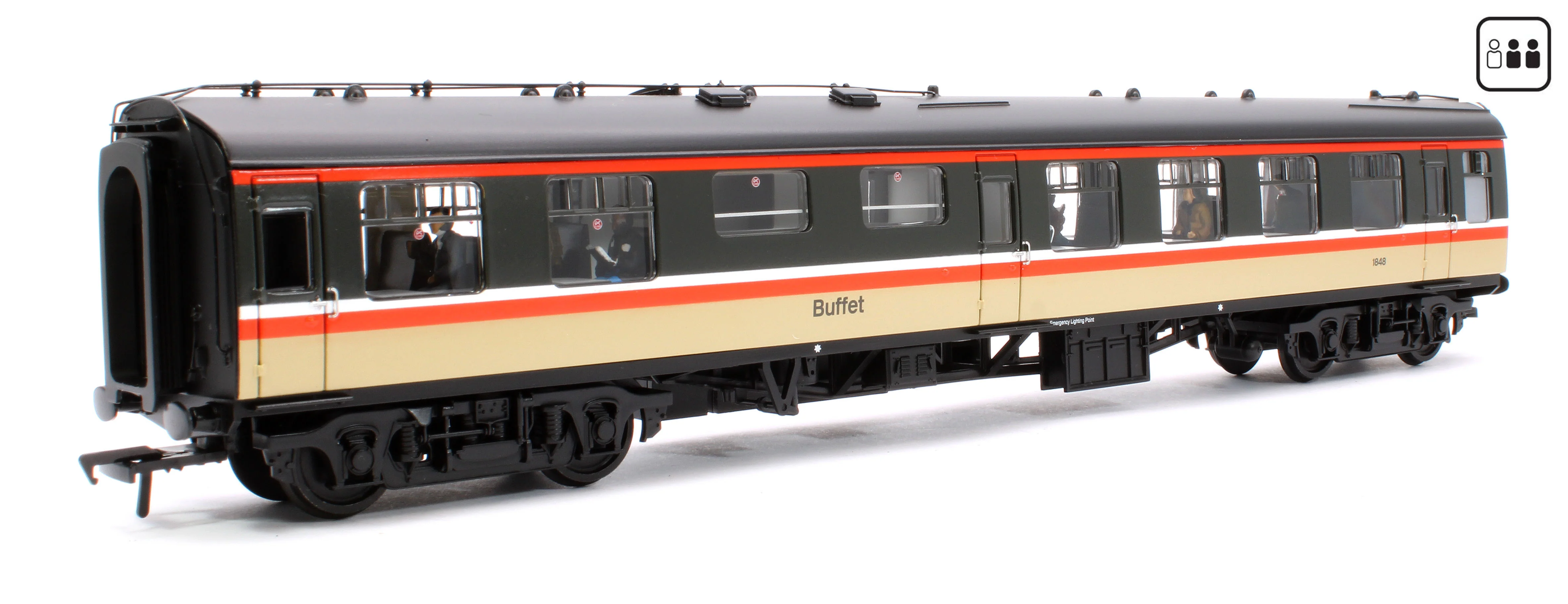 39-267PF BR Mk1 RMB Restaurant Miniature Buffet BR InterCity (Executive) No.1848 - Fitted Passengers