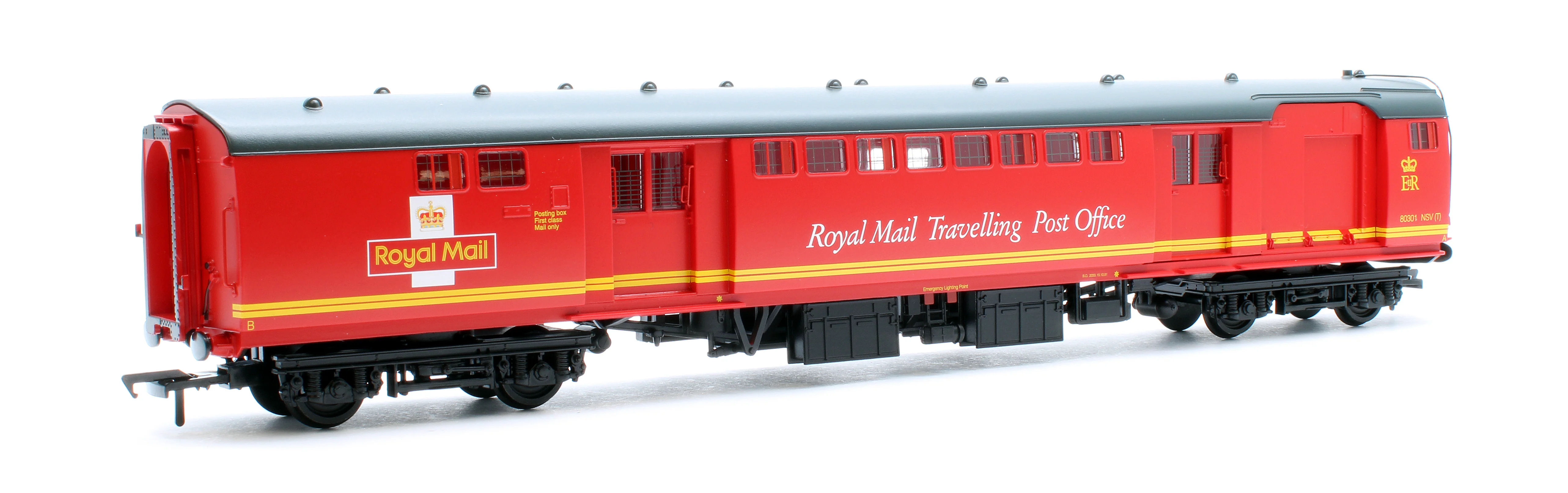 39-422A BR Mk1 POS Post Office Sorting Van Royal Mail Travelling Post Office No. 80301