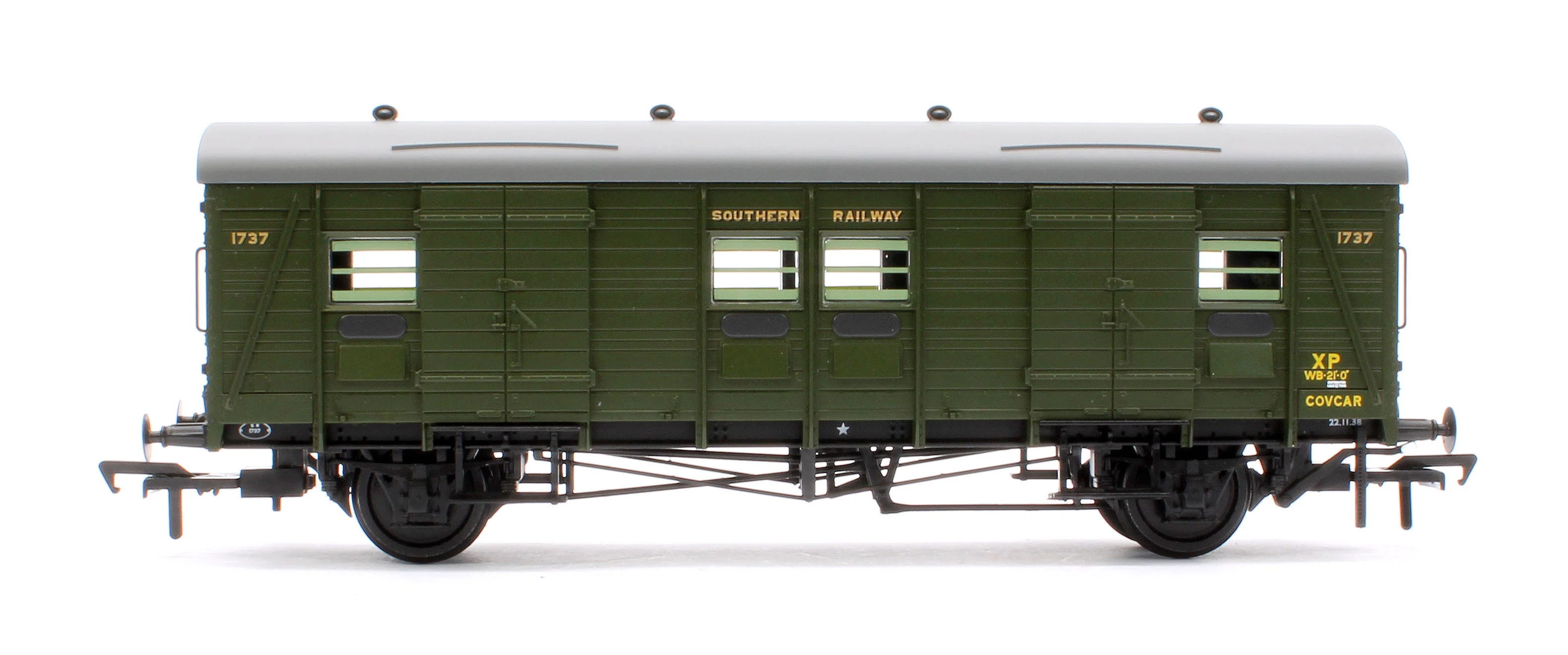 39-531 SR CCT 'Covcar' Covered Carriage Truck SR Maunsell Green 1737 - Image 2