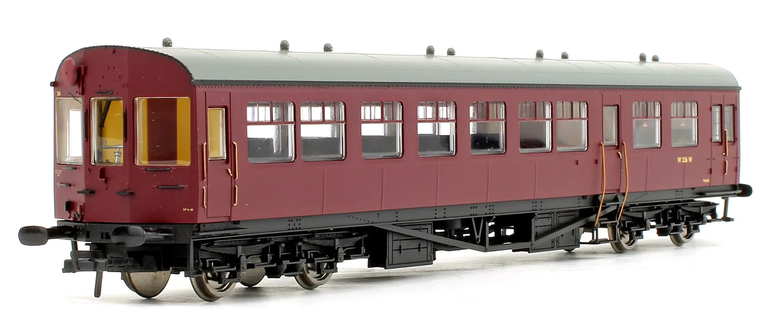 39-579 BR Auto Trailer Unlined Maroon Coach No.W236W