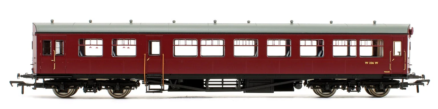 39-579 BR Auto Trailer Unlined Maroon Coach No.W236W - Image 3