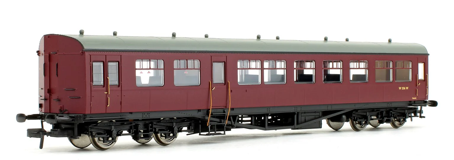 39-579 BR Auto Trailer Unlined Maroon Coach No.W236W - Image 4