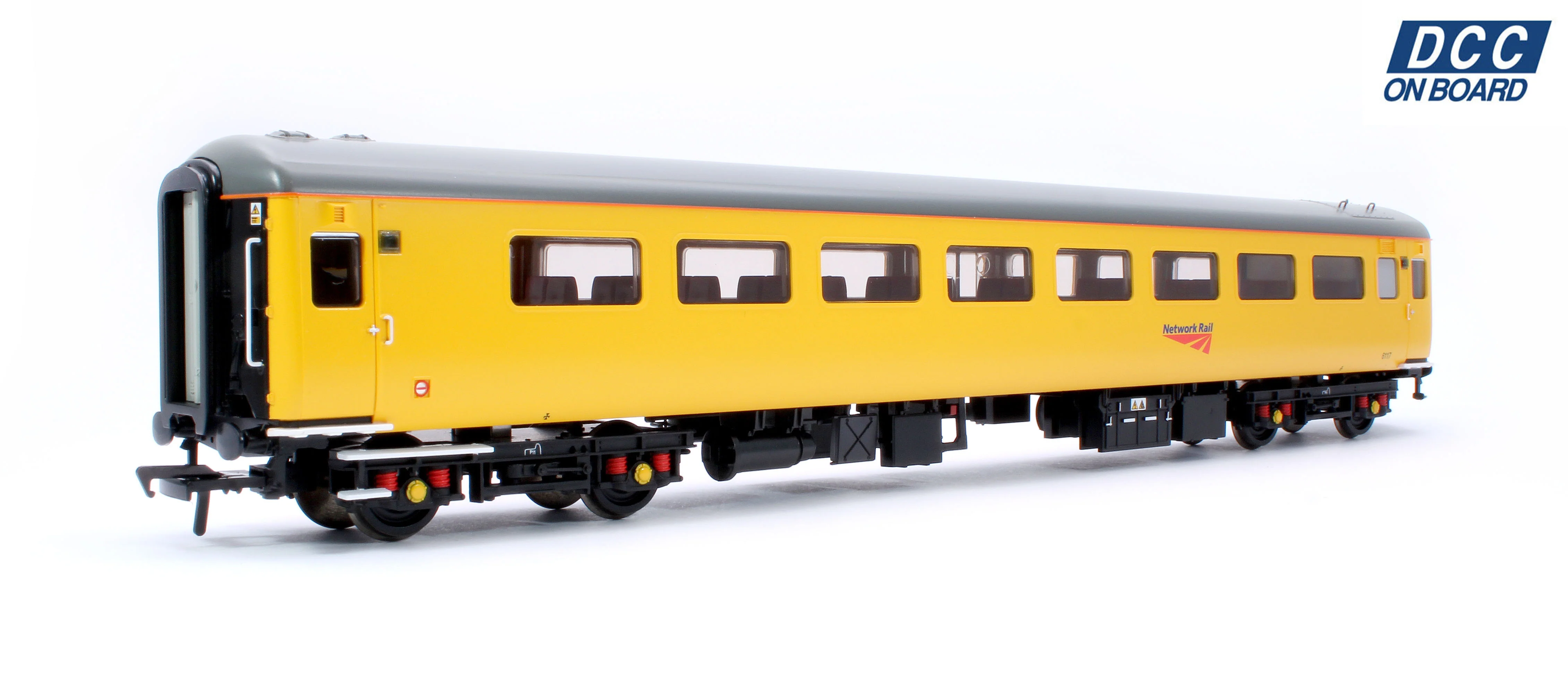 39-682ADC BR Mk2F ex-TSO Staff Coach Network Rail Yellow No.6117 - DCC Fitted - Image 3