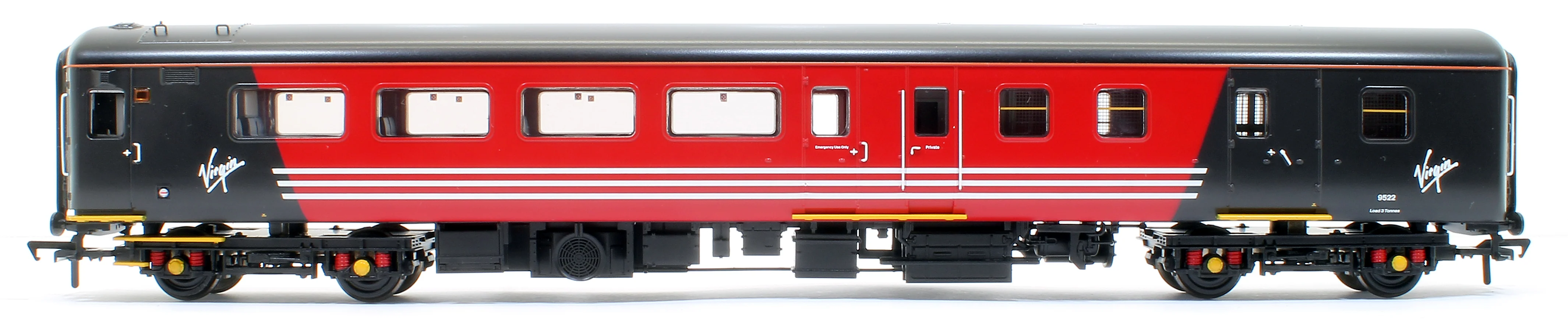 39-703DC BR Mk2F BSO Brake Second Open Virgin Trains (Original) 9522 - DCC Fitted - Image 3