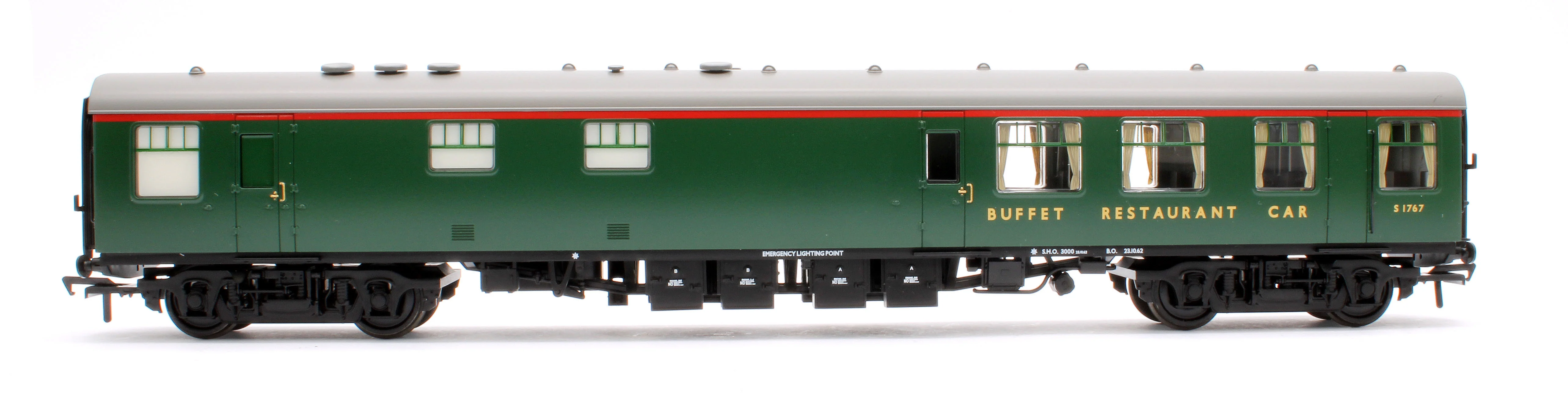 39-852 BR MK1 RB Restaurant Buffet BR (SR) Green No. S1767 - Image 2