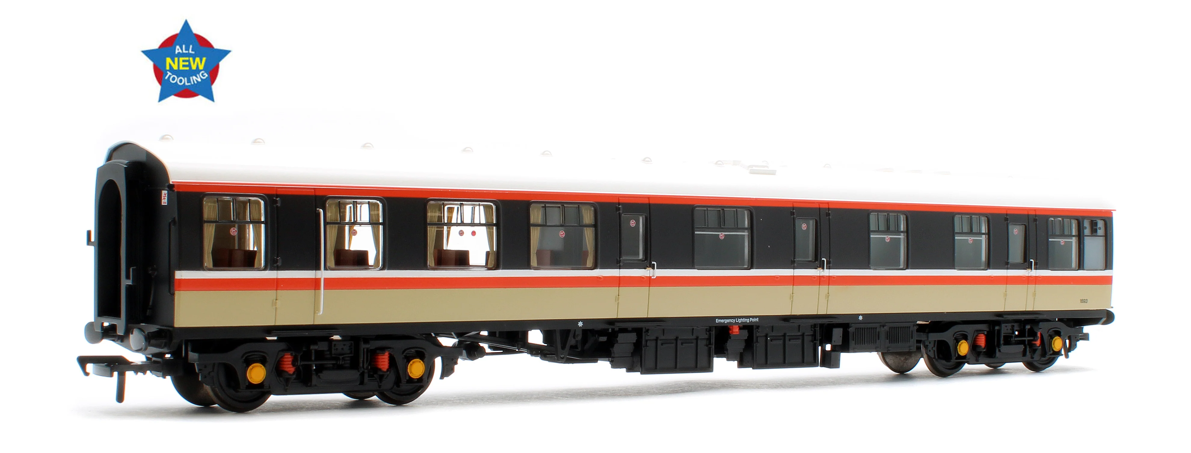 39-856 BR MK1 RB(R) Restaurant Buffet Refurb. BR InterCity Charter (Swallow) No.1693