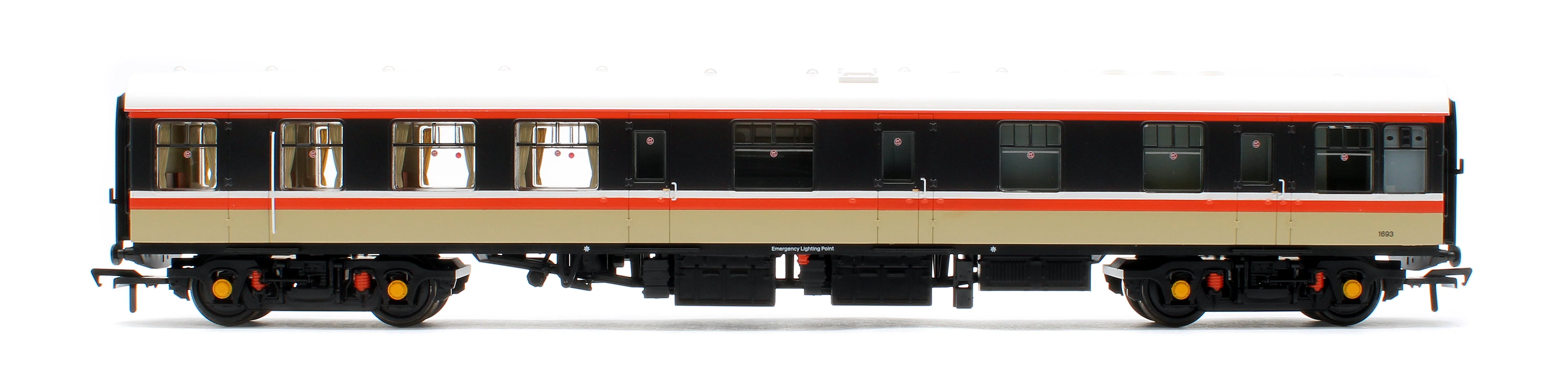 39-856 BR MK1 RB(R) Restaurant Buffet Refurb. BR InterCity Charter (Swallow) No.1693 - Image 3