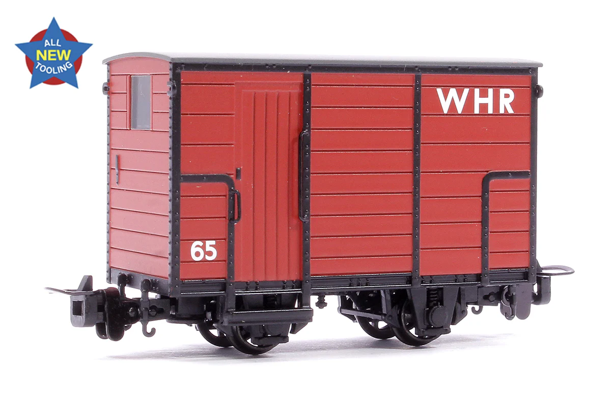 393-102 RNAD Enclosed-End Brake Van WHR Red No. 65