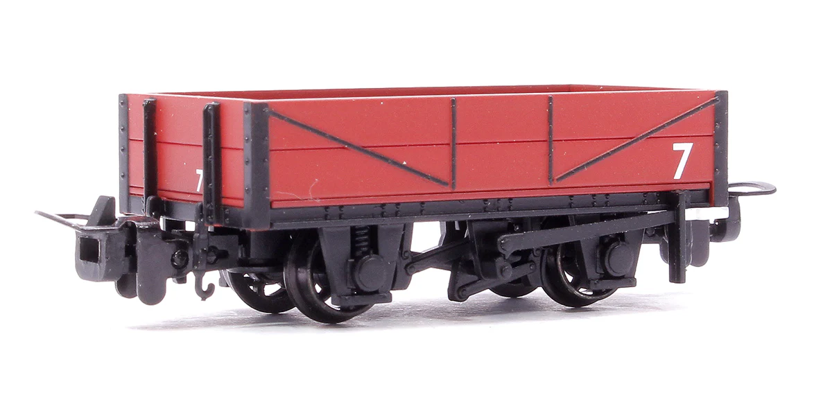 393-151 RNAD Rebuilt Open Wagon Welsh Highland Railway Red 7 - Image 3