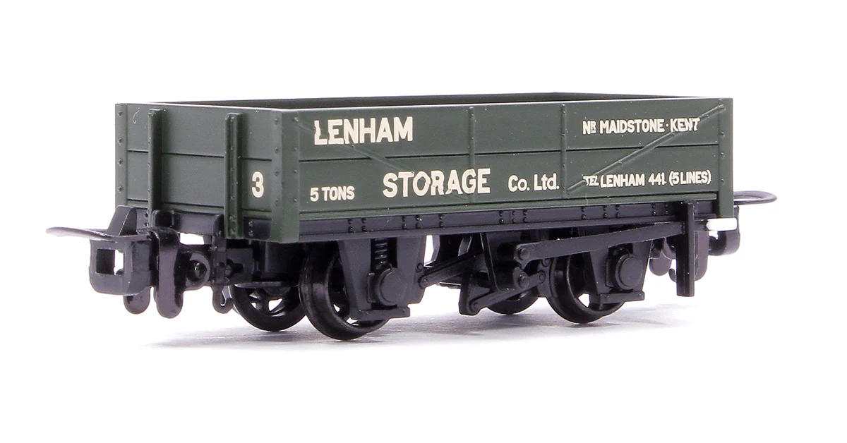 393-153 RNAD Rebuilt Open Wagon 'Lenham Storage' Green No. 3 - Image 3