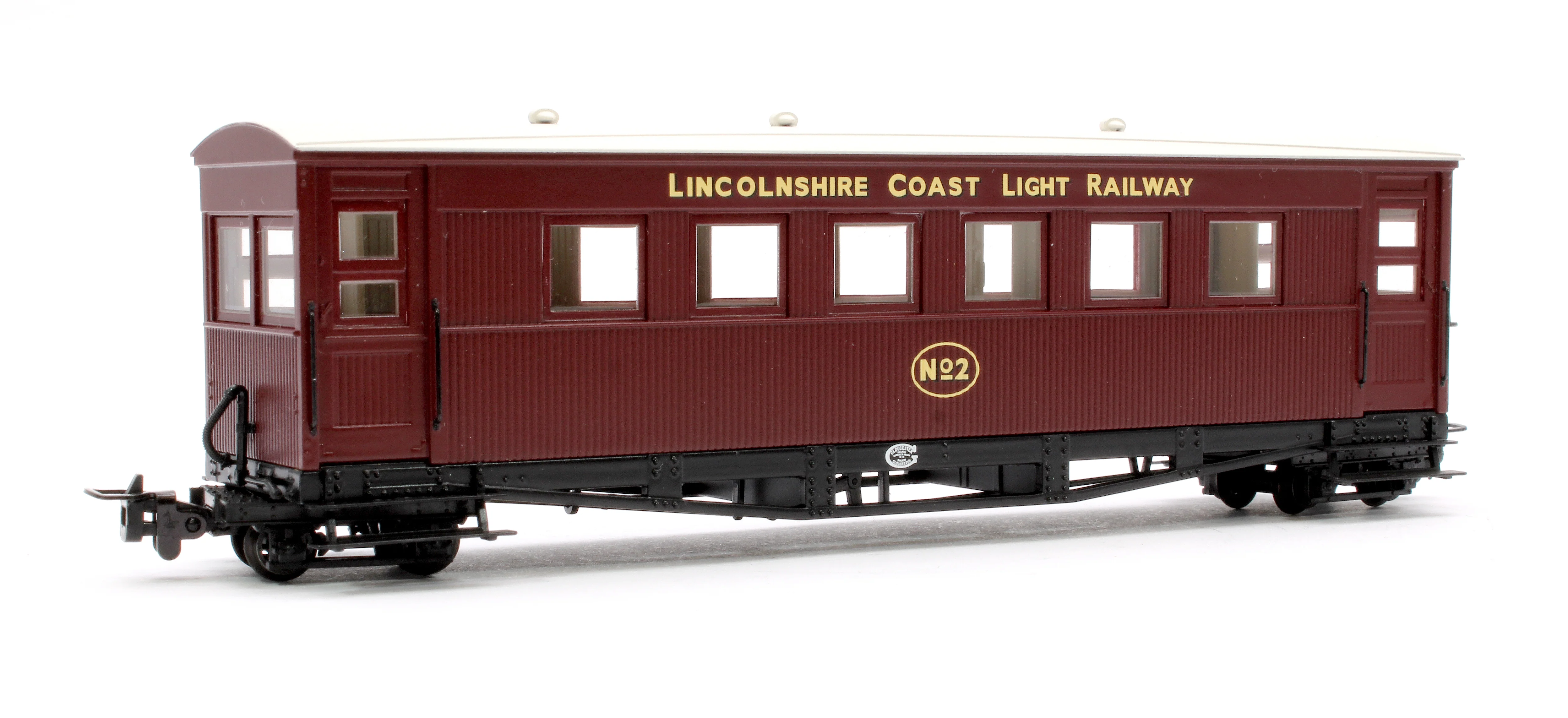 394-028 Gloucester Bogie Coach Lincolnshire Coast L.R. Maroon No. 2 - Image 3