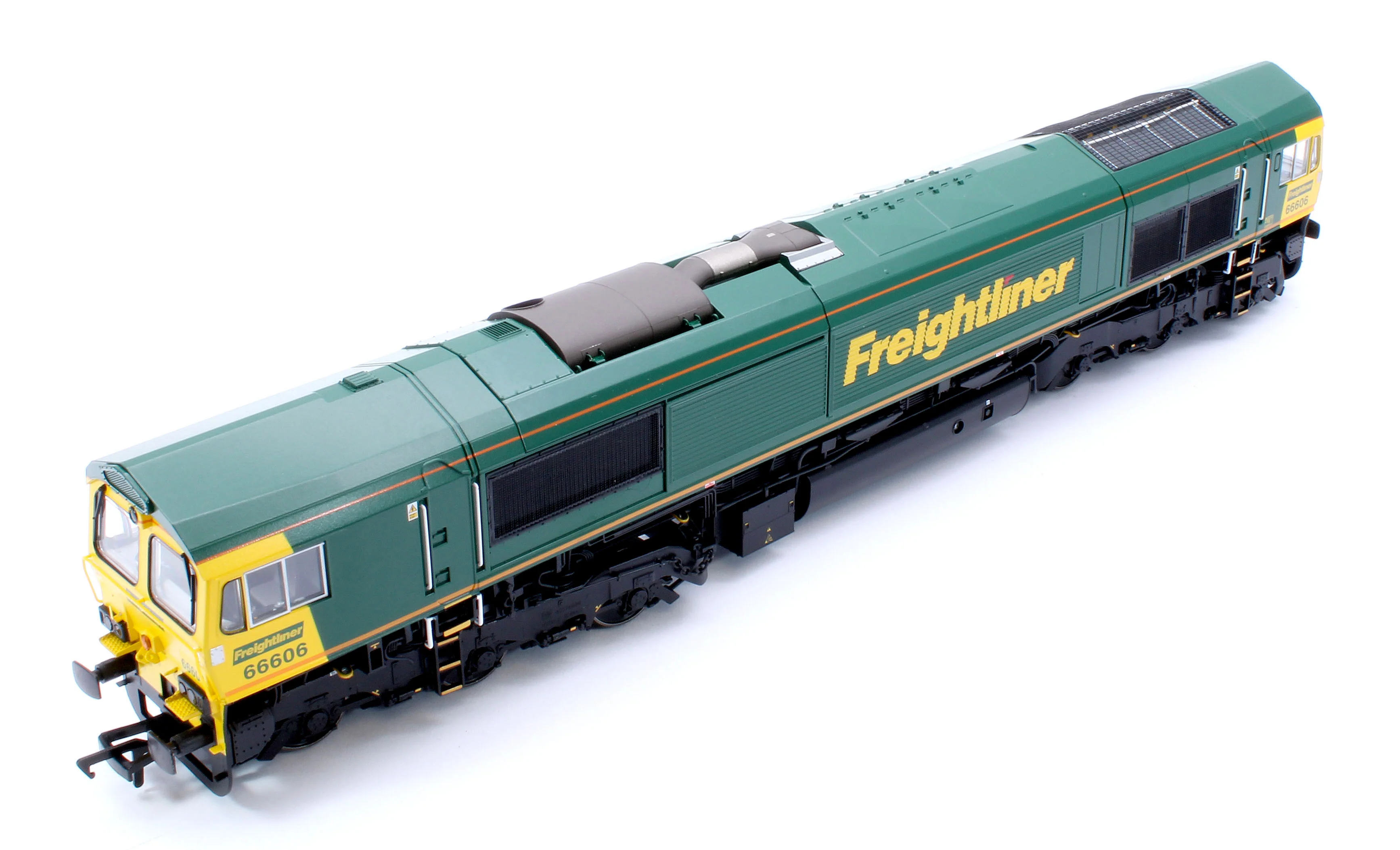 50-002 Class 66/6 66606 Freightliner Green Diesel Locomotive - Image 11
