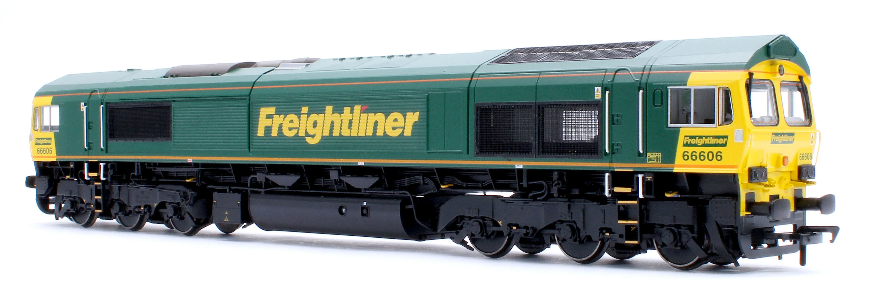 50-002 Class 66/6 66606 Freightliner Green Diesel Locomotive - Image 3
