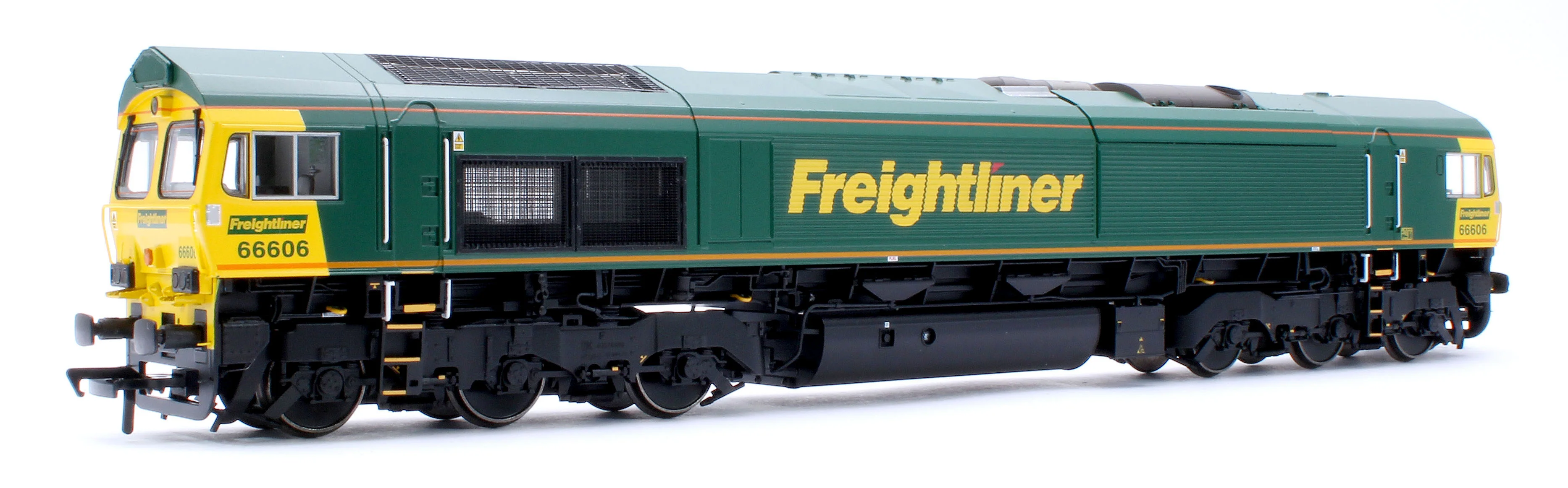 50-002 Class 66/6 66606 Freightliner Green Diesel Locomotive - Image 4