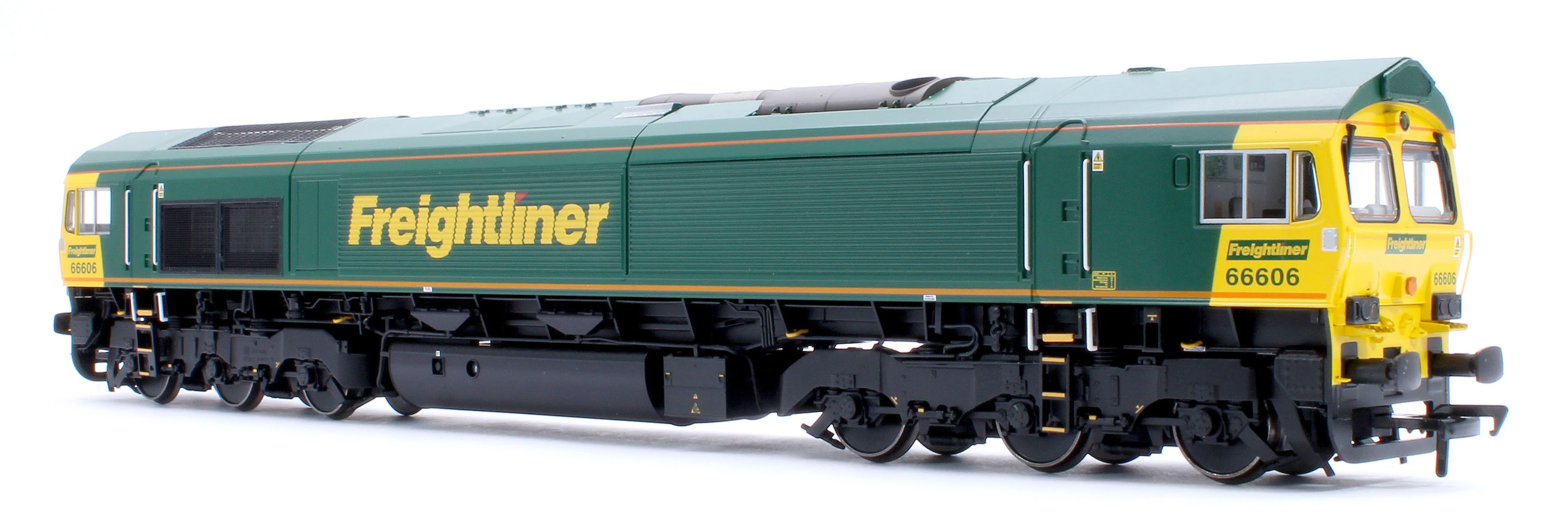 50-002 Class 66/6 66606 Freightliner Green Diesel Locomotive - Image 5