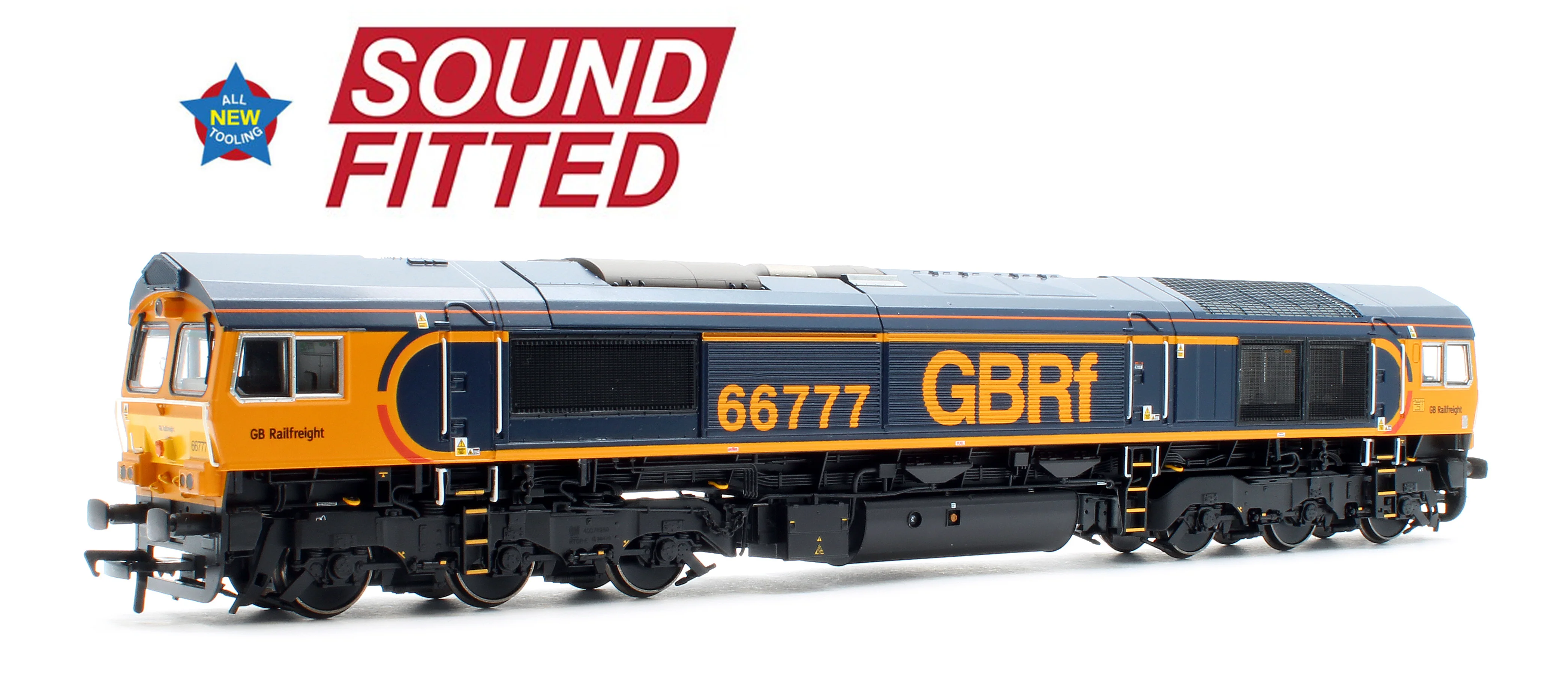 50-003ASF Class 66/7 66777 'Annette' GBRf Europorte Diesel Locomotive - DCC Sound