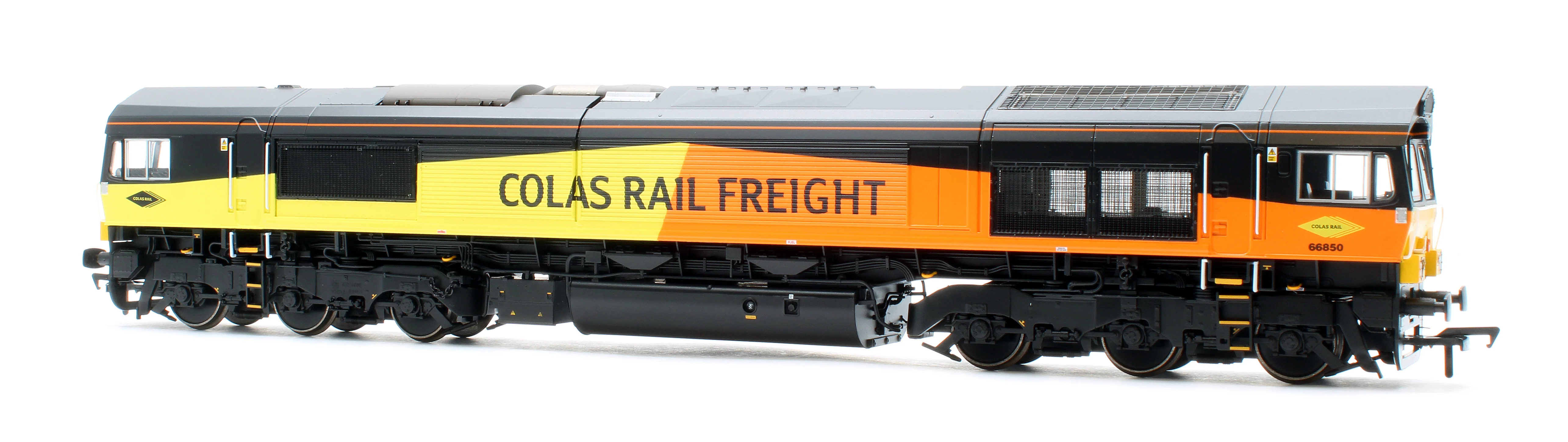 50-004ASFX Class 66/8 66850 'David Maidment OBE' Colas Rail Freight Diesel Locomotive - Deluxe DCC Sound - Image 4