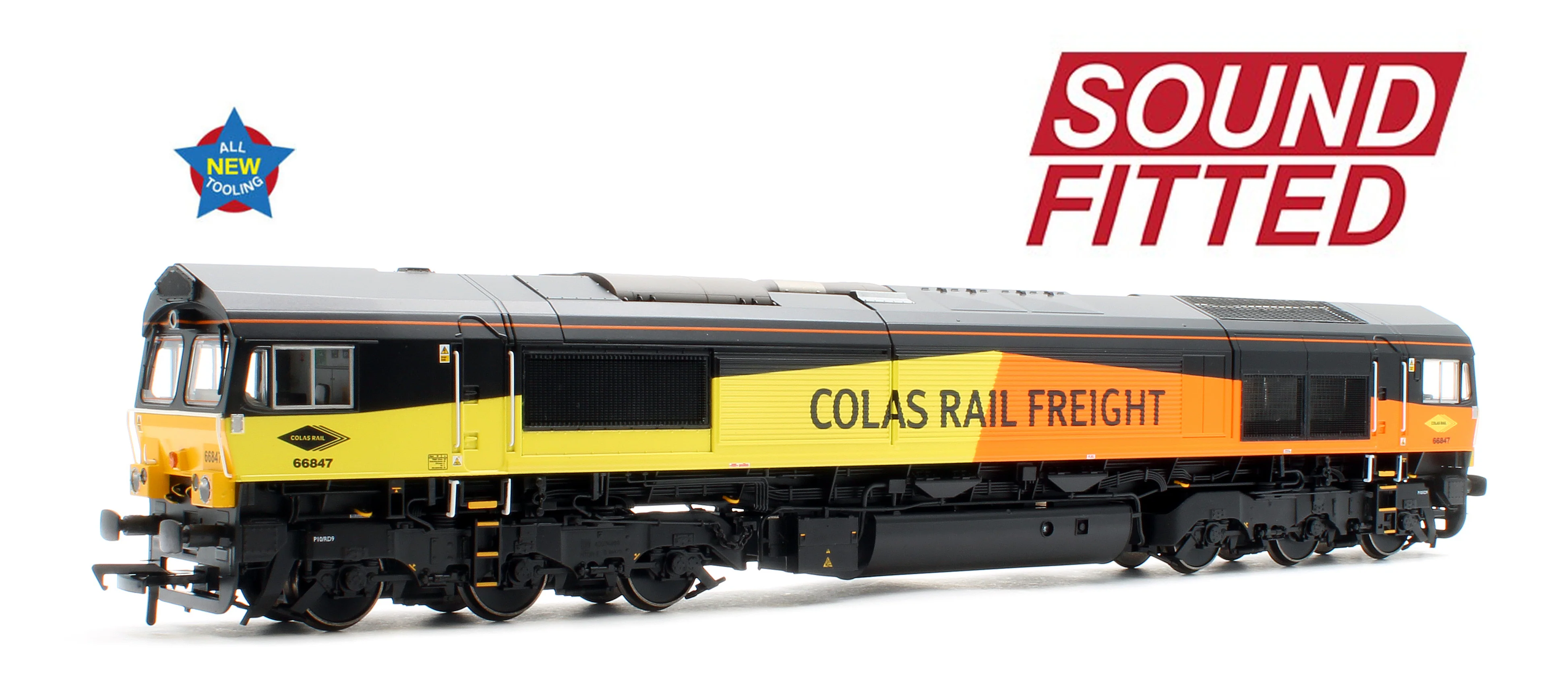 50-004SF Class 66/8 66847 'Terry Baker' Colas Rail Freight Diesel Locomotive - DCC Sound