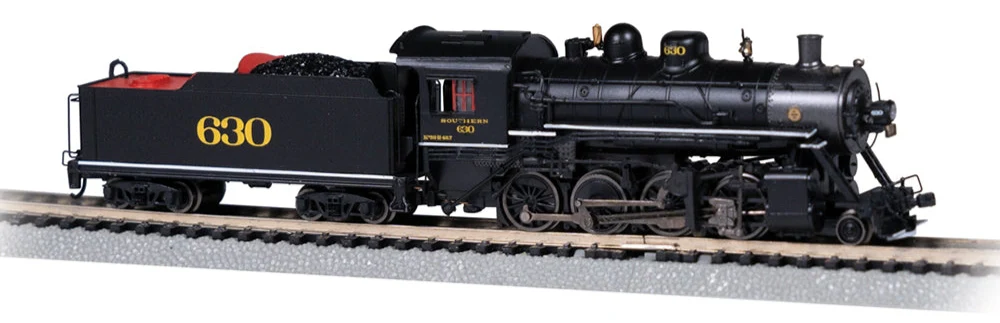 51357 Baldwin 2-8-0 Consolidation - Southern #630 Steam Locomotive - DCC Sound