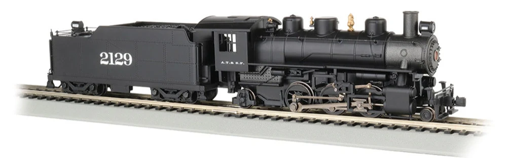 51529 Prairie 2-6-2 w/Smoke & Tender - Santa Fe #2129 Steam Locomotive