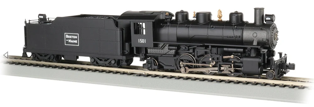 51530 Prairie 2-6-2 w/Smoke & Tender - Boston & Maine #1501 Steam Locomotive