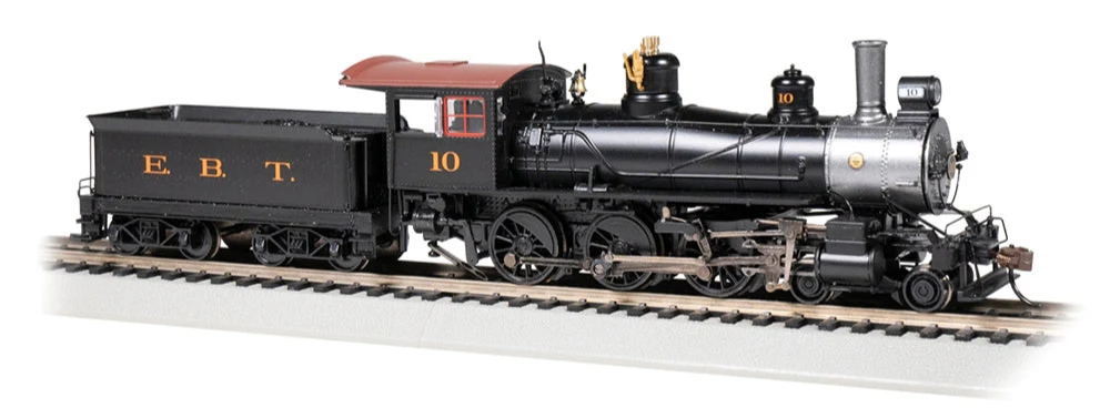 52206 Baldwin 4-6-0 - East Broad Top #10 Steam Locomotive