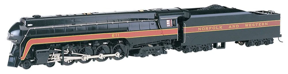 53201 Class J 4-8-4 - Norfolk & Western #611 Steam Locomotive - DCC Sound