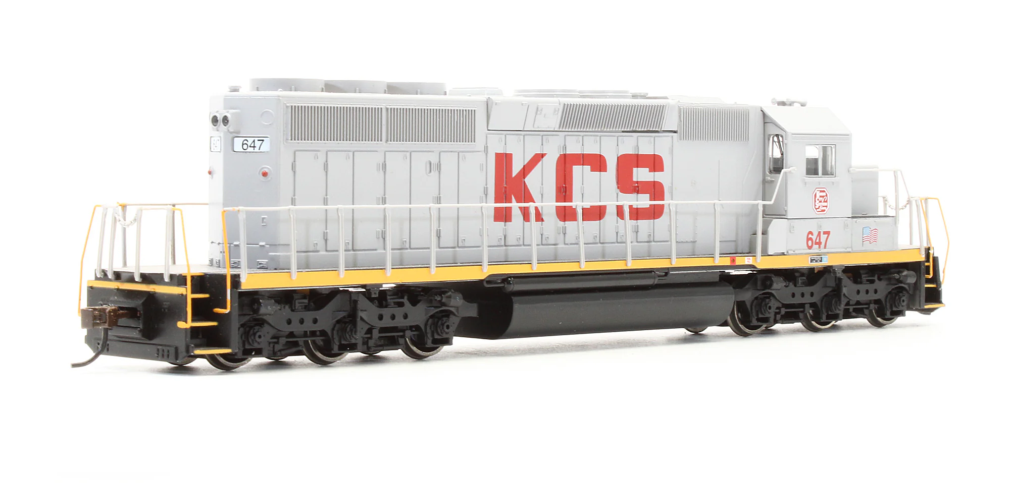 67012 Pre-Owned EMD SD40-2 Diesel Locomotive Kansas City Southern - Road #647 - Image 2