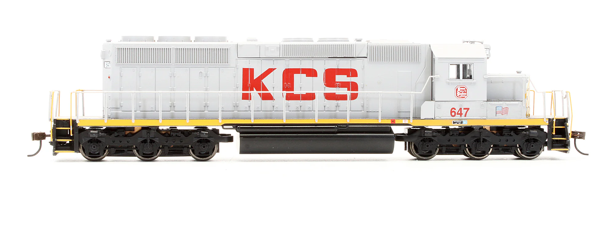 67012 Pre-Owned EMD SD40-2 Diesel Locomotive Kansas City Southern - Road #647 - Image 3