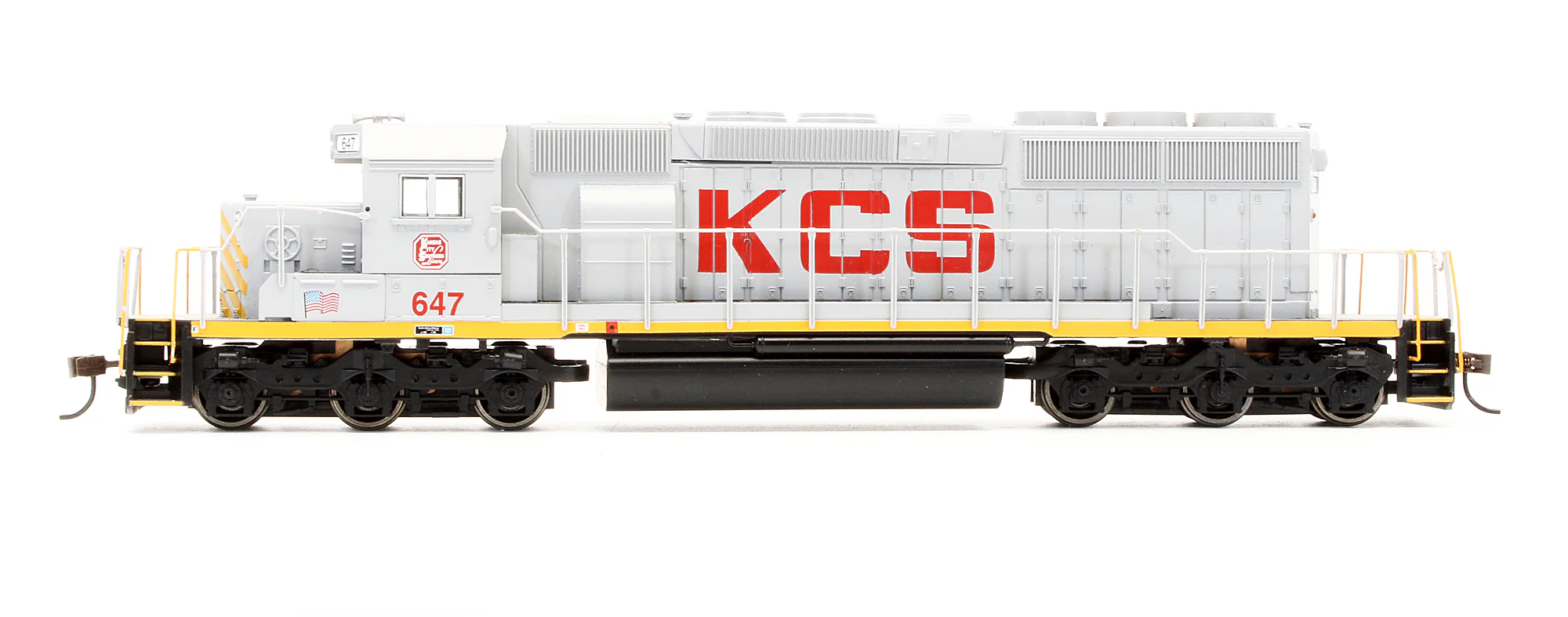 67012 Pre-Owned EMD SD40-2 Diesel Locomotive Kansas City Southern - Road #647 - Image 4