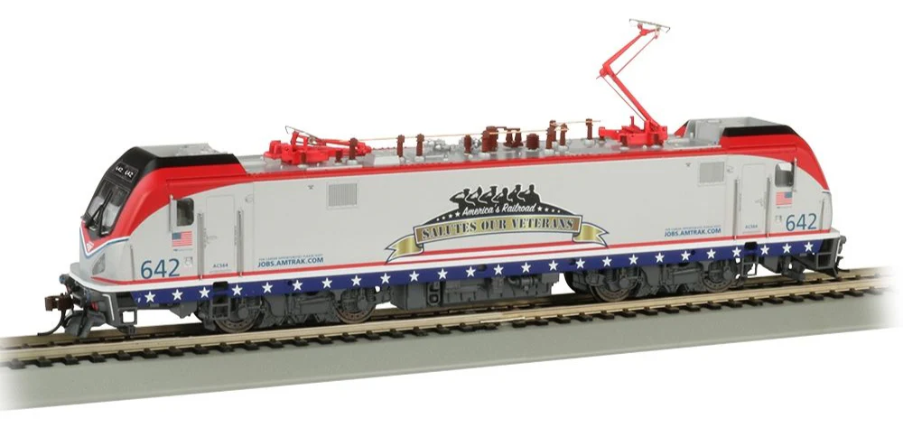 67403 Siemens ACS-64 - Amtrak #642 'Salutes Our Veterans' Electric Locomotive - DCC Sound