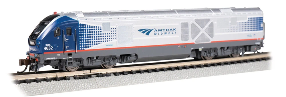 67952 SC-44 Charger - Amtrak Midwest #4632 Diesel Locomotive - DCC Sound
