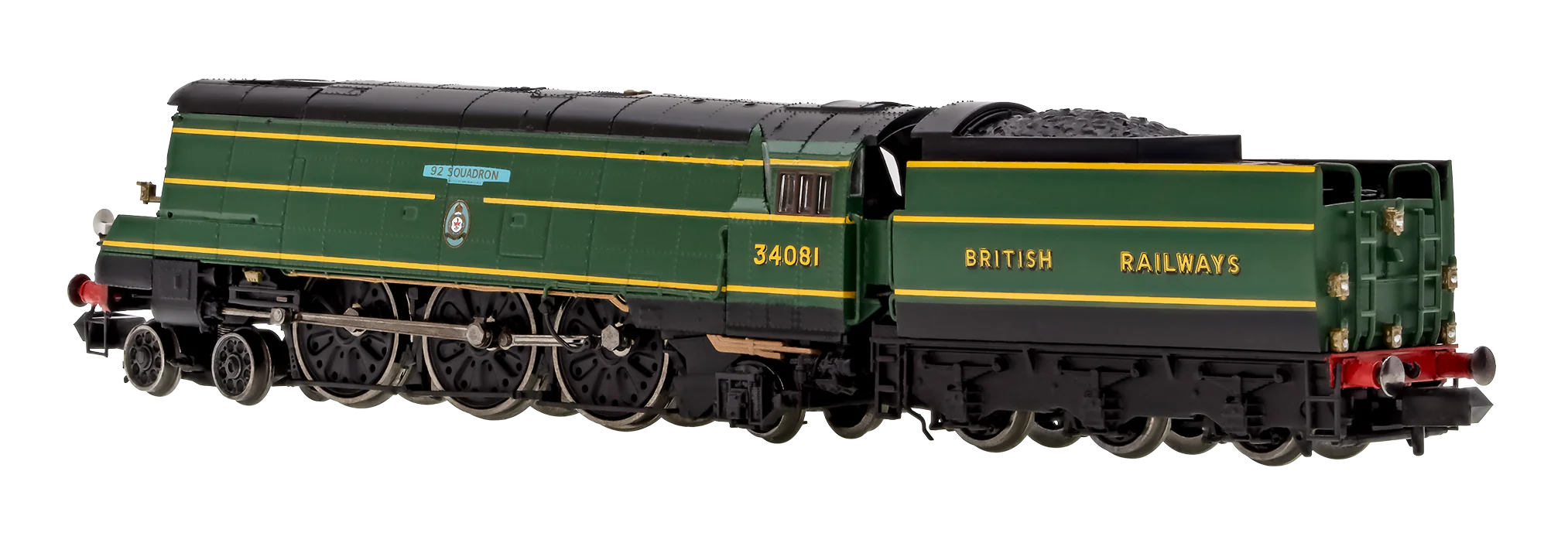 2S-034-008S Battle of Britain ‘92 Squadron’ 34081 SR Malachite Green “British Railways” - DCC Sound Fitted - Image 3