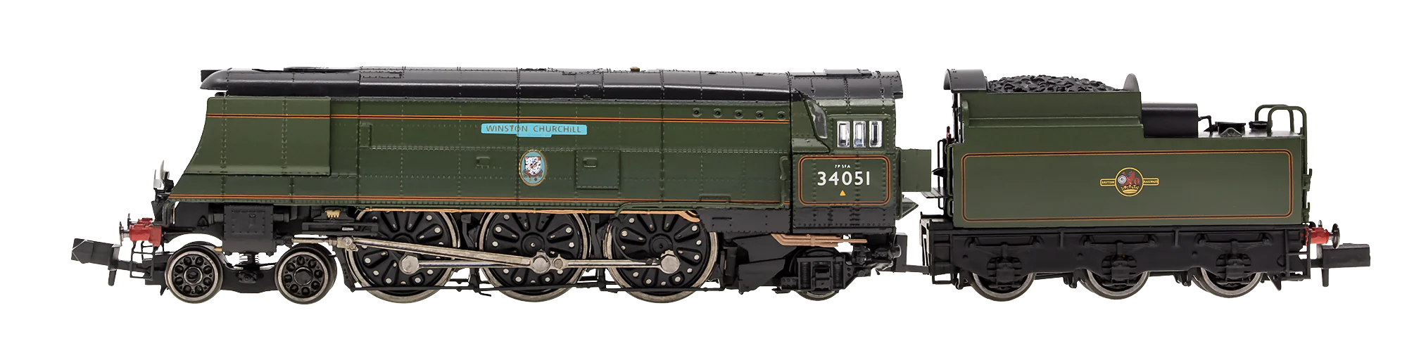 2S-034-007 Battle of Britain ‘Winston Churchill’ 34051 BR Green Late Crest - Image 4