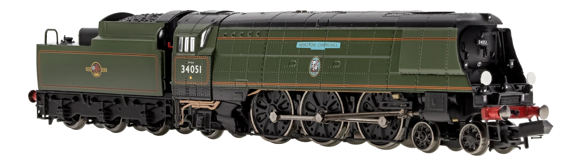 2S-034-007S Battle of Britain ‘Winston Churchill’ 34051 BR Green Late Crest - DCC Sound Fitted