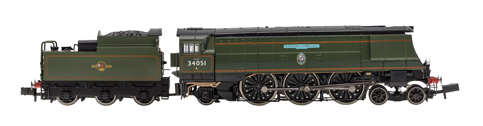2S-034-007S Battle of Britain ‘Winston Churchill’ 34051 BR Green Late Crest - DCC Sound Fitted - Image 2