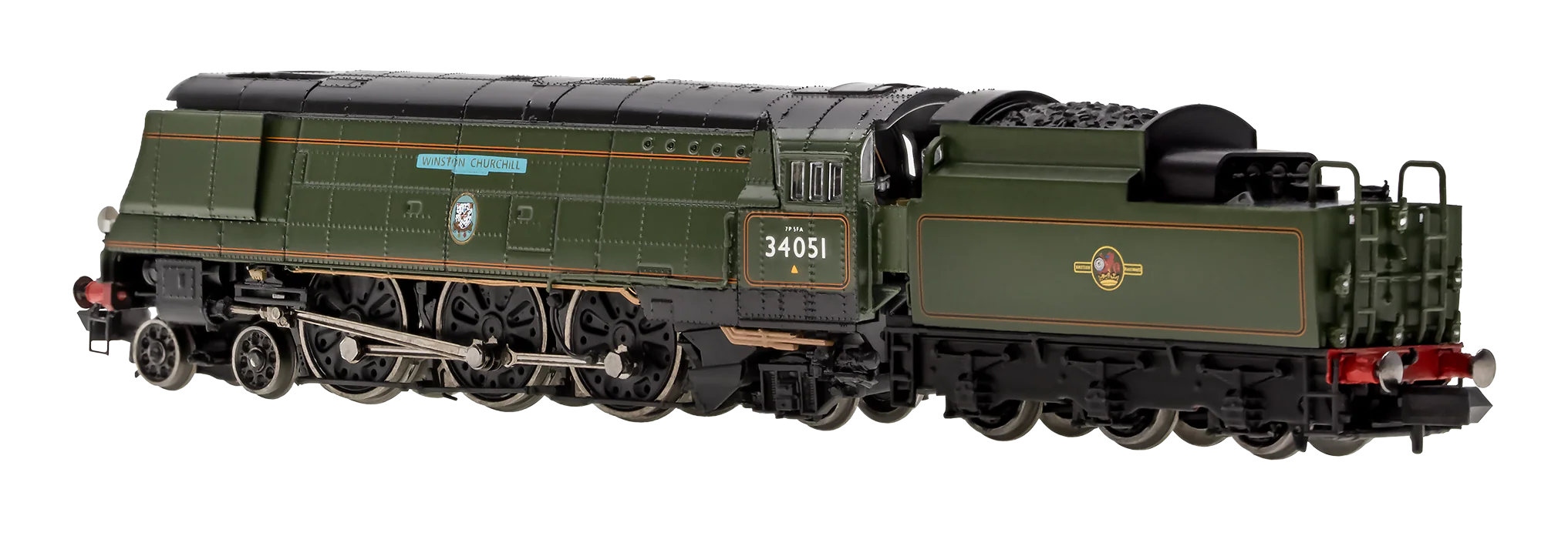 2S-034-007S Battle of Britain ‘Winston Churchill’ 34051 BR Green Late Crest - DCC Sound Fitted - Image 3