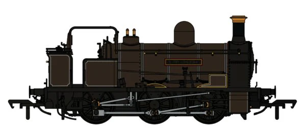 KRM-BEL-OO-R-BROWN Bellerophon' 0-6-0WT Brown As Preserved Steam Tank Locomotive - Image 4