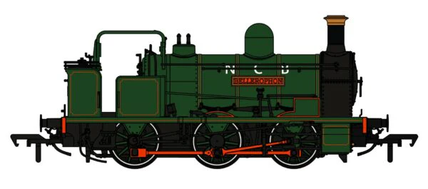 KRM-BEL-OO-R-GREEN Bellerophon' 0-6-0WT NCB Green Steam Tank Locomotive - Image 4