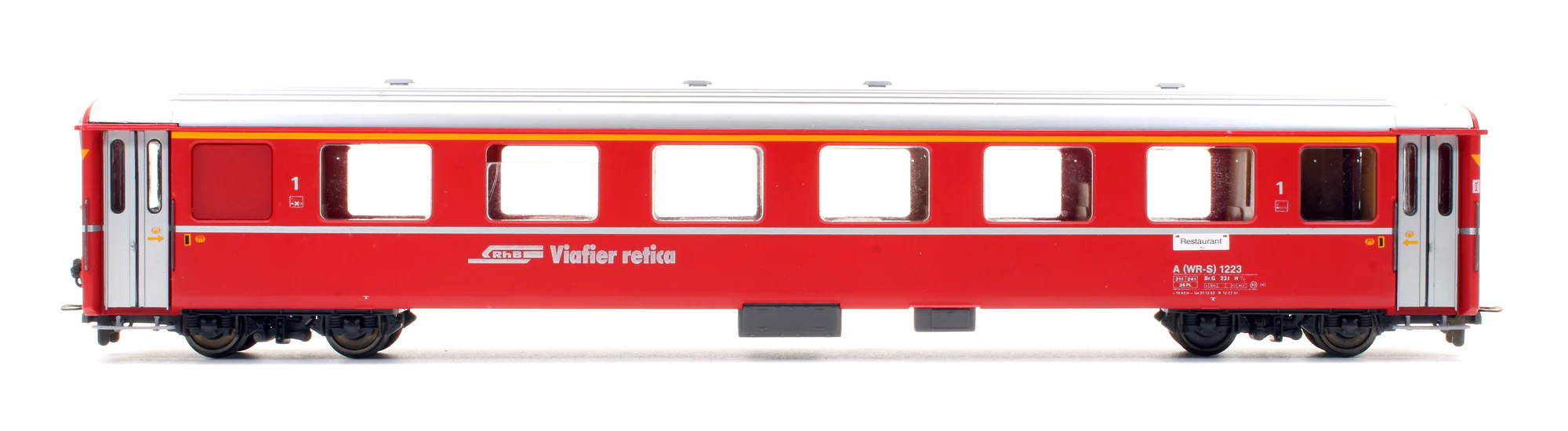3252 123 Pre-Owned RhB 1st/Restaurant Class Car WR-S 1223 - Image 3