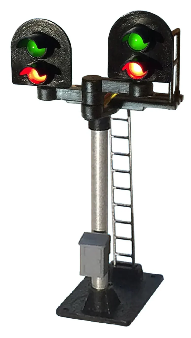 B383 2 Aspect Home (R/G) Platform Stepped T Junction Round Head Signal