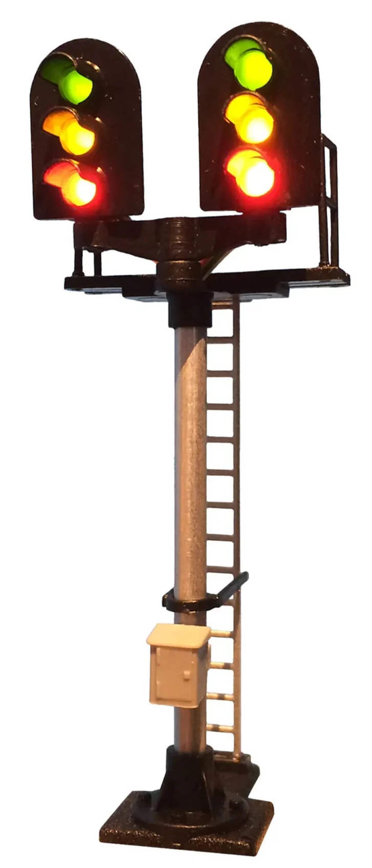 B534 3 Aspect (R/Y/G) Standard T Junction Round Head Signal