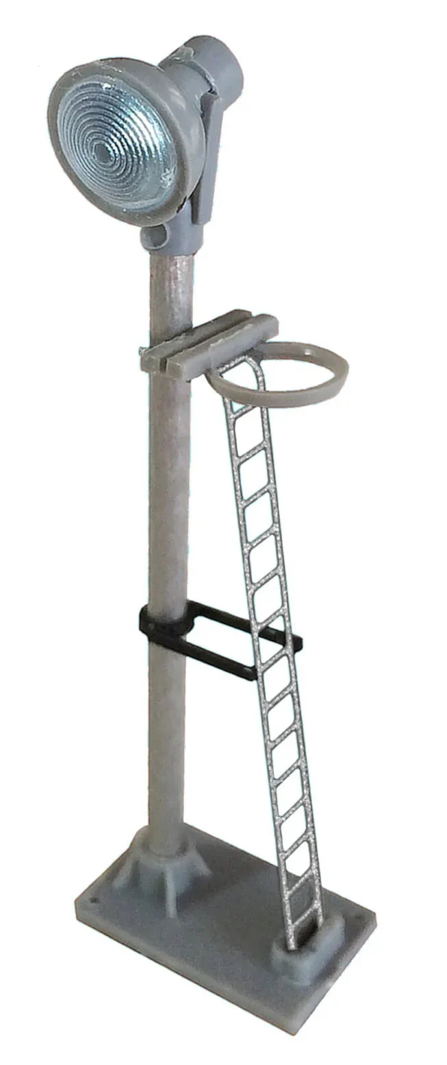 BL13S Single Spotlight Head Short Lamp (Silver Ladder) White LED