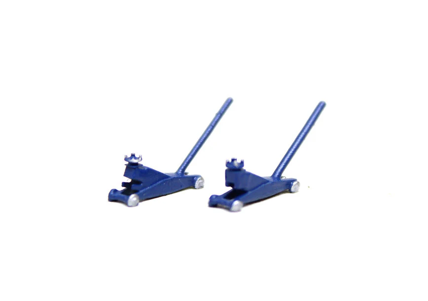BSCPJB2 Blue Car Pump Jacks - Car Garage Accessory - Pack of 2