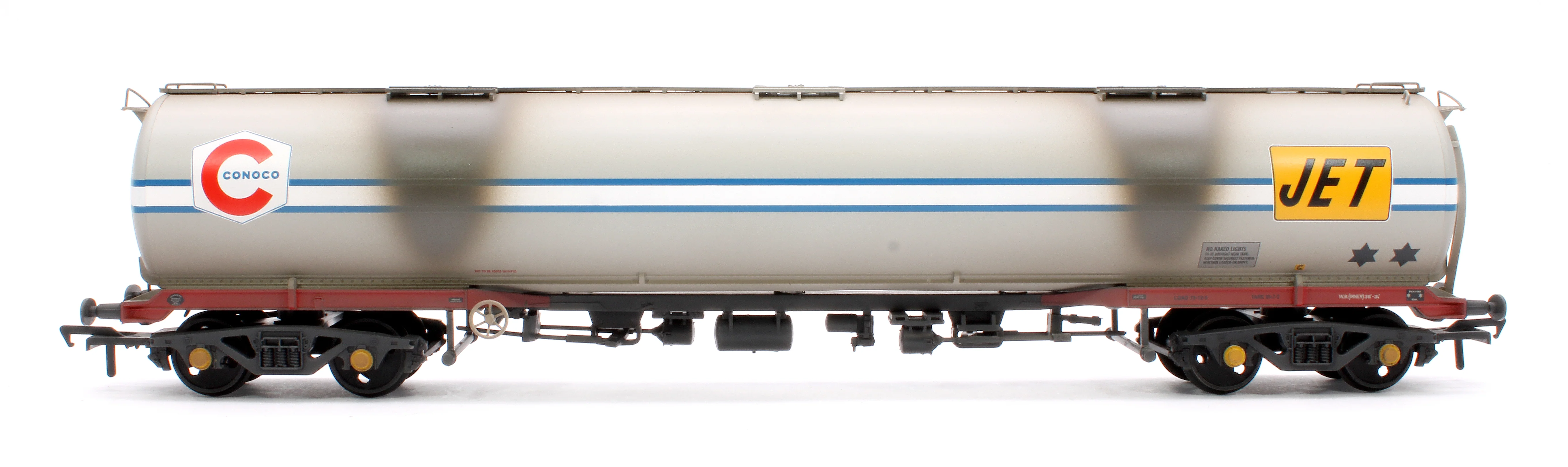 38-109A BR 102T TEA Bogie Tank Wagon 'Jet-Conoco' Light Grey No. 104 - Weathered - Image 2