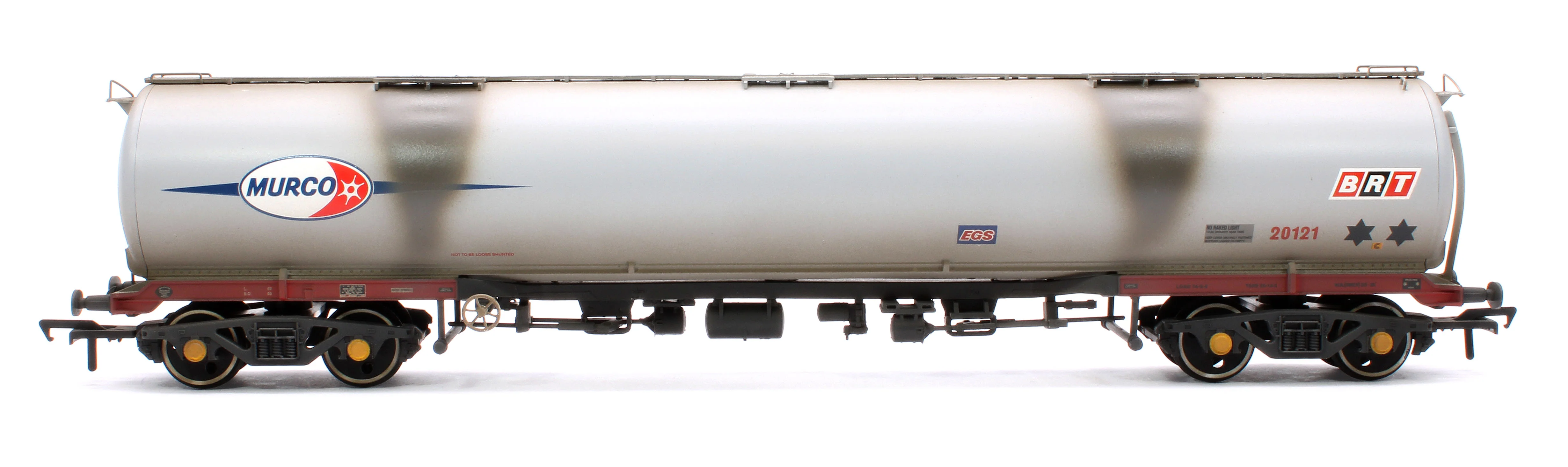 38-119A BR 102T TEA Bogie Tank Wagon 'Murco' Grey No. 20121 - Weathered - Image 2