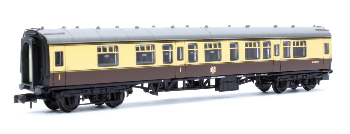 374-256C BR Mk1 CK Composite Corridor BR (WR) Chocolate & Cream No.W15072 - Image 3