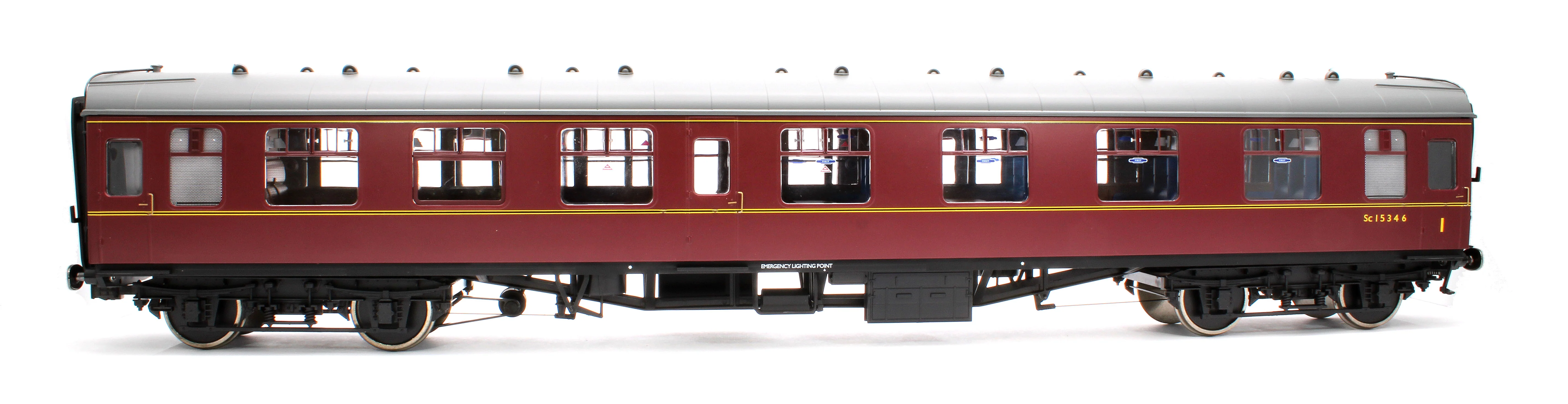 7P-001-807D BR Mk1 Maroon CK Sc15346 with Window Beading - DCC Fitted - Image 2