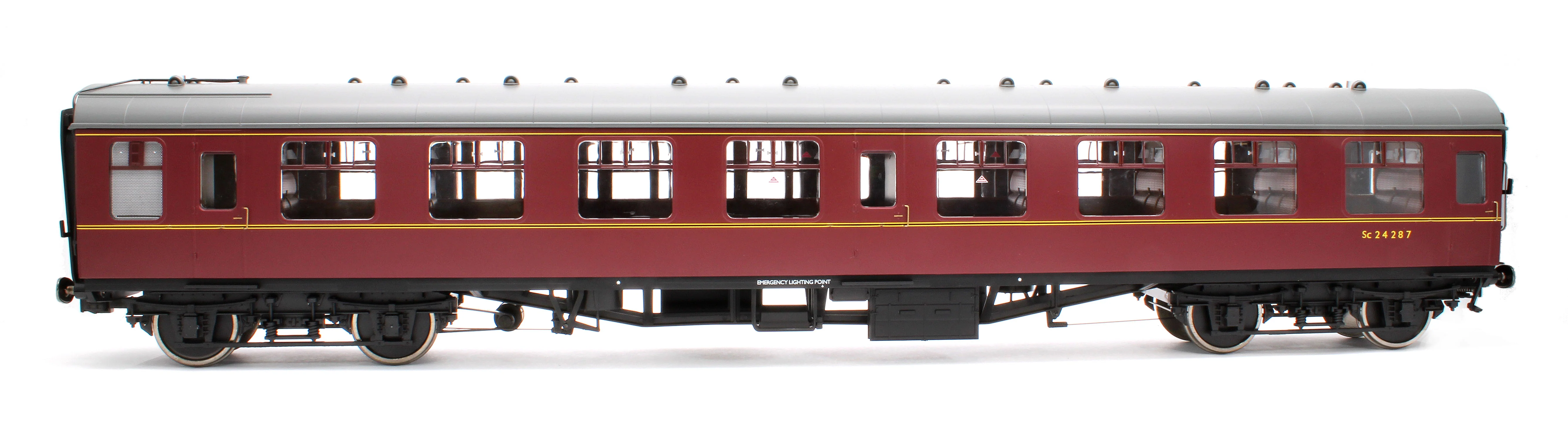 7P-001-707D BR Mk1 Maroon SK Sc24287 with Window Beading - DCC Fitted - Image 2